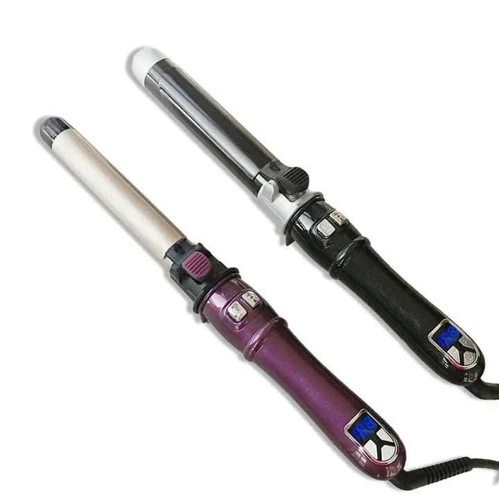 Automatic Curling Iron Cordless Ceramic-Coated Digital Temperature Control