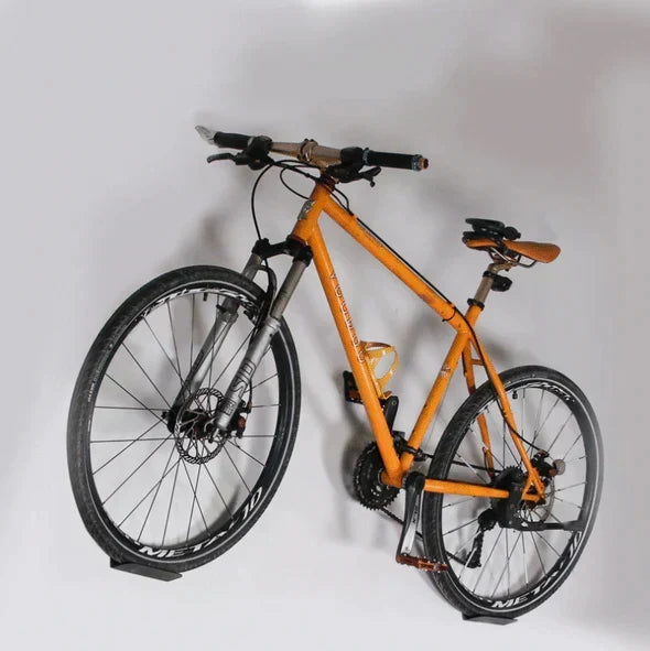 Bike Rack Wall-Mounted Vertical Space-Saving Coated Steel