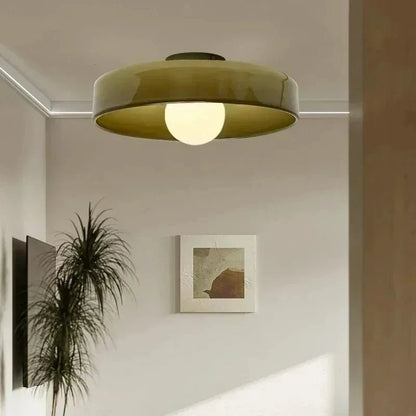 Ceiling Lamp Nordic Design Clear Glass Shade LED-Compatible