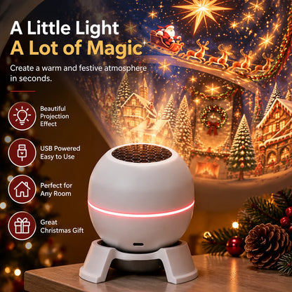 Christmas Light Projector Moving Scenes USB Powered
