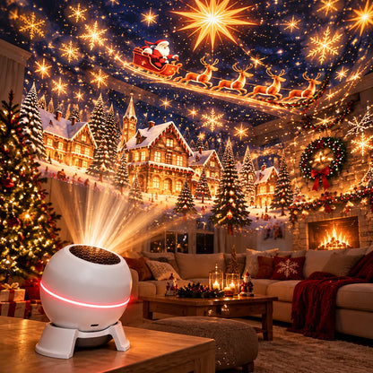 Christmas Light Projector Moving Scenes USB Powered