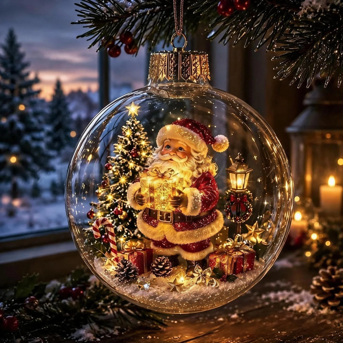 Christmas Ornament Multicolor PS 3.15 Inch