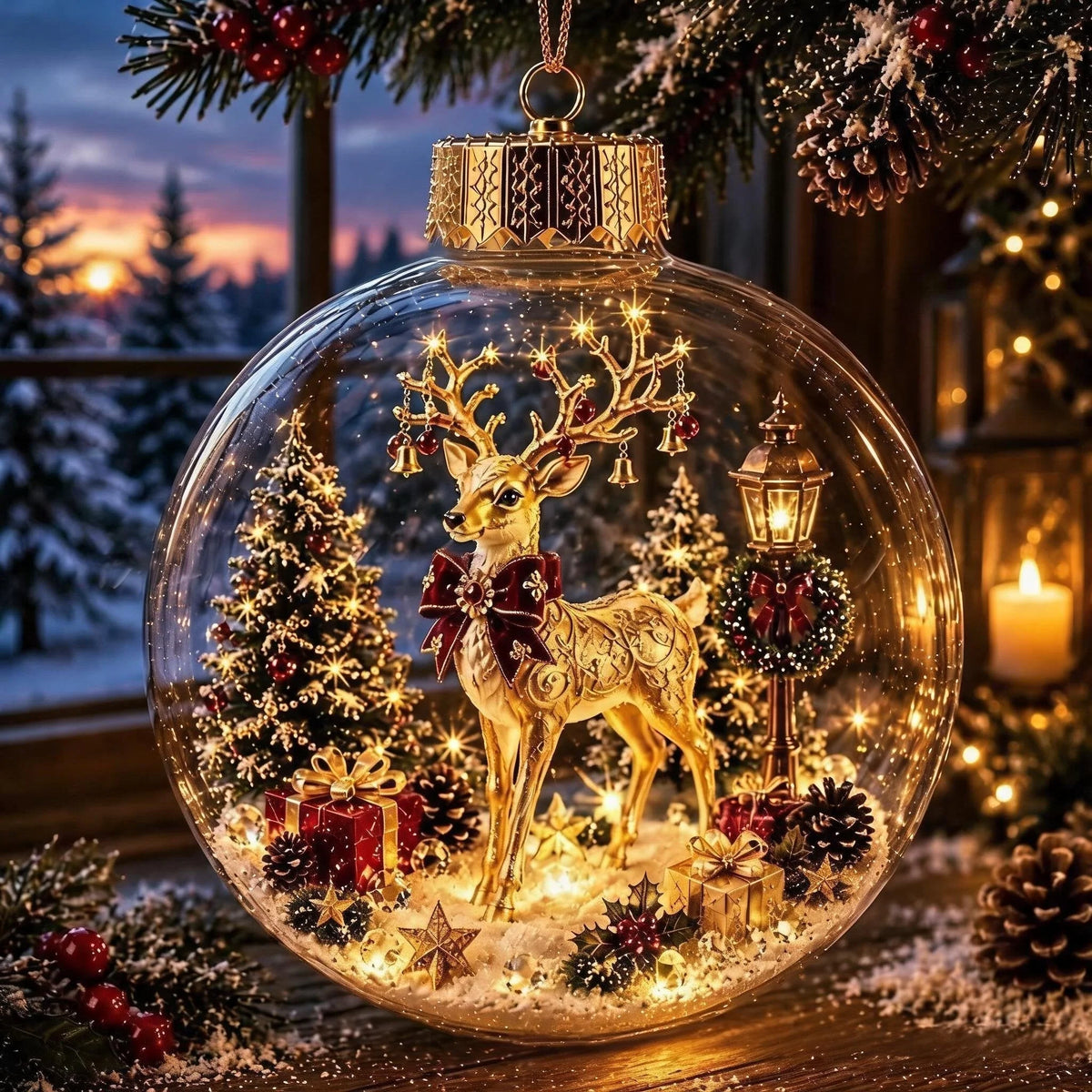 Christmas Ornament Multicolor PS 3.15 Inch