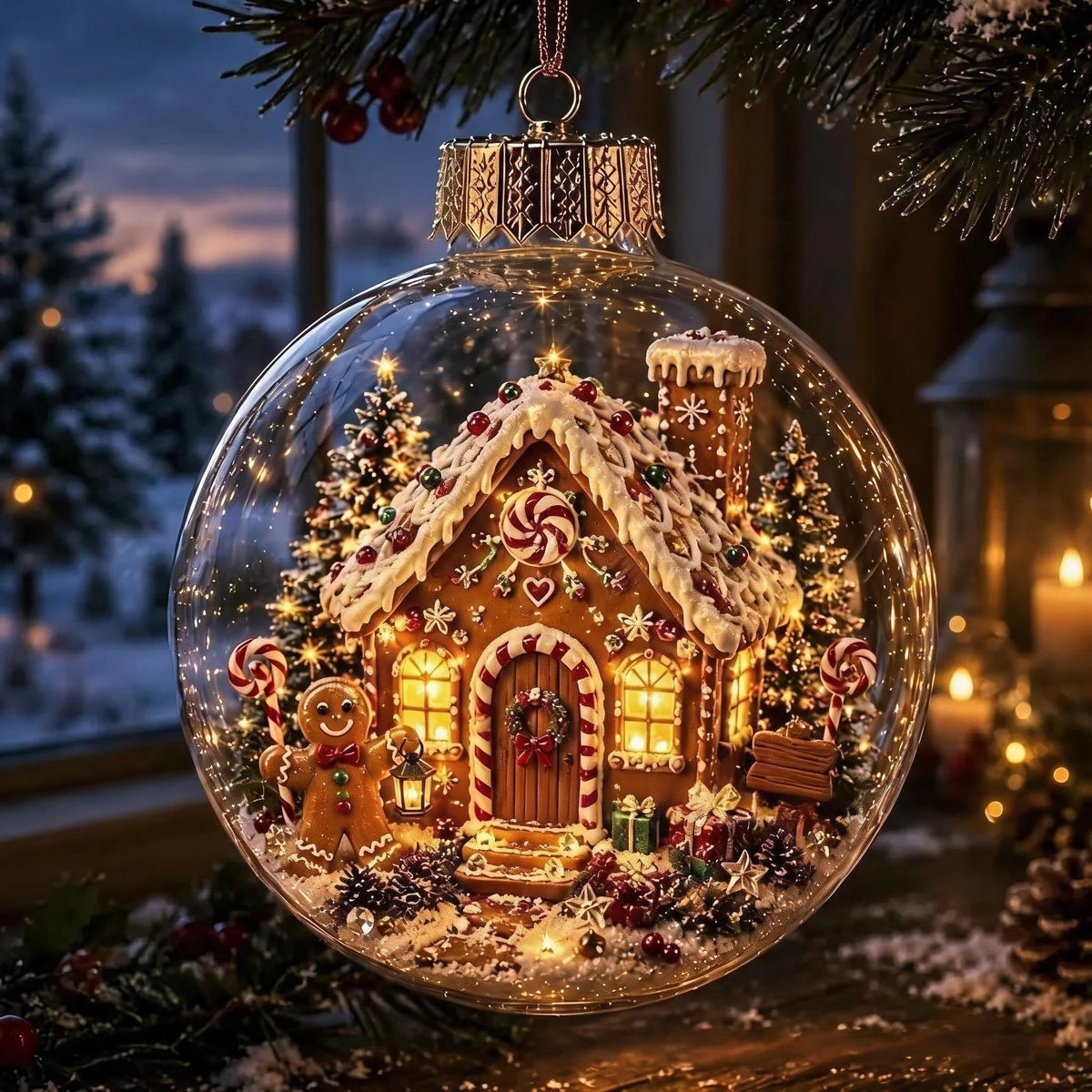 Christmas Ornament Multicolor PS 3.15 Inch