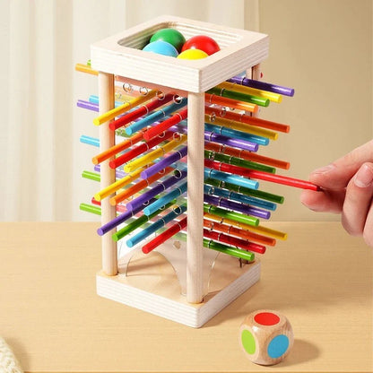 Counting Sticks Set Colorful Wooden Early Math Learning