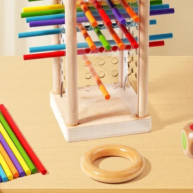 Counting Sticks Set Colorful Wooden Early Math Learning