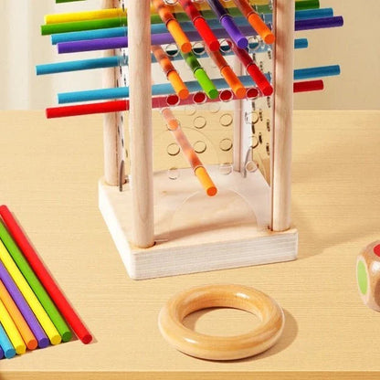 Counting Sticks Set Colorful Wooden Early Math Learning