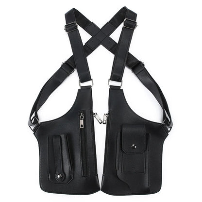 Crossbody Bag Weather-Resistant Multiple Pockets Adjustable Strap