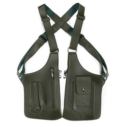 Crossbody Bag Weather-Resistant Multiple Pockets Adjustable Strap