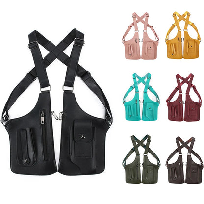 Crossbody Bag Weather-Resistant Multiple Pockets Adjustable Strap