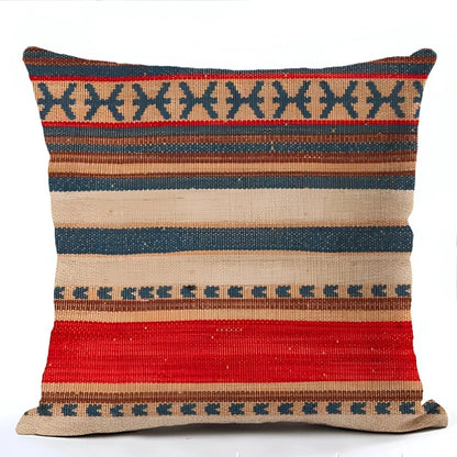 Cushion Cover Boho Pattern Polyester 17.7-Inch Square