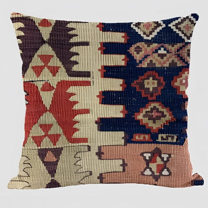 Cushion Cover Boho Pattern Polyester 17.7-Inch Square
