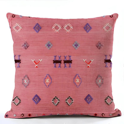Cushion Cover Boho Pattern Polyester 17.7-Inch Square