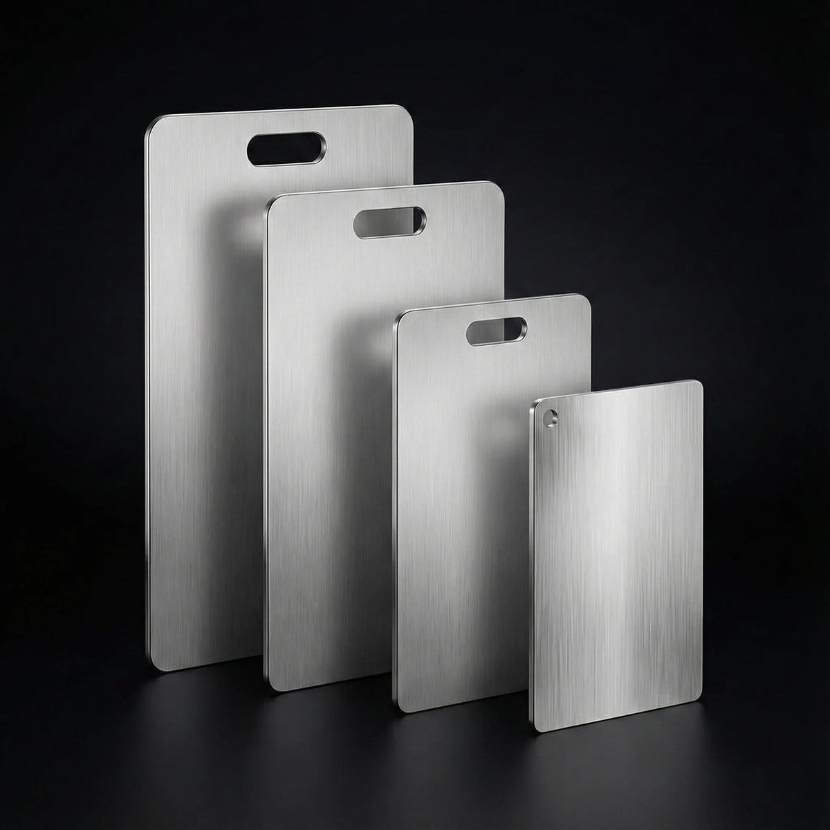 Cutting Board Titanium Non-Porous With Handle Opening