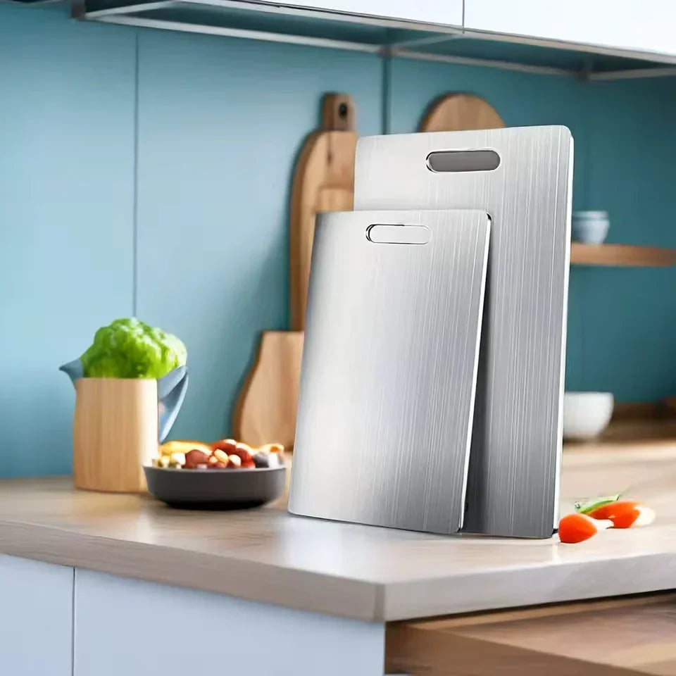 Cutting Board Titanium Non-Porous With Handle Opening