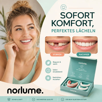 Denture Set Soft Flexible Silicone Reusable