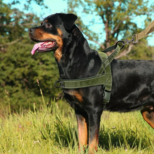 Dog Harness Adjustable No-Pull Reflective Padded Handle