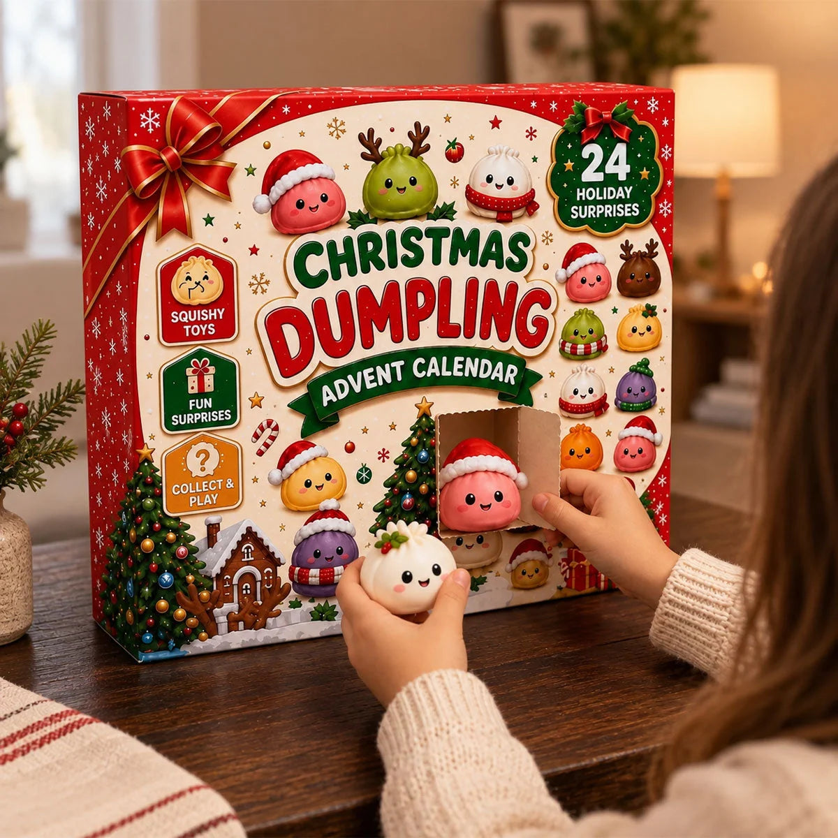 Dumpling Advent Calendar 24 Mini Squishies