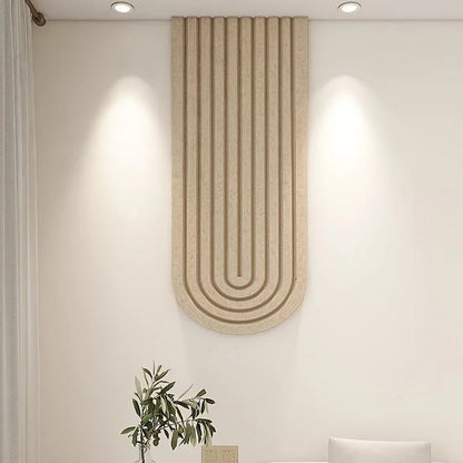 Felt Pinboard Self-Adhesive Curved Striped Design