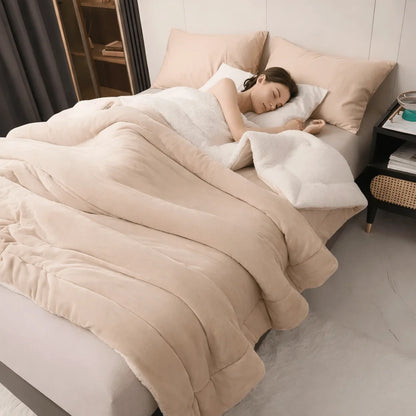 Fleece Blanket Soft Flannel Machine Washable Shape-Retaining