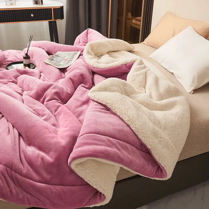 Fleece Blanket Soft Flannel Machine Washable Shape-Retaining