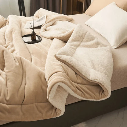 Fleece Blanket Soft Flannel Machine Washable Shape-Retaining
