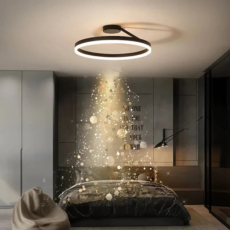 Flush Mount LED Ceiling Light Dimmable Remote Control 3-Color Temperature