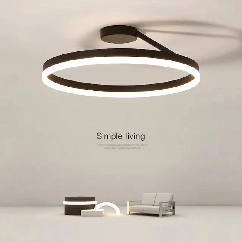 Flush Mount LED Ceiling Light Dimmable Remote Control 3-Color Temperature