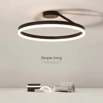 Flush Mount LED Ceiling Light Dimmable Remote Control 3-Color Temperature