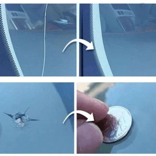 Glass Repair Kit Windshield & Mirror Clear Resin