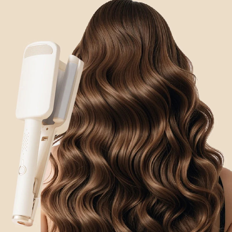 Hair Curler Deep Wave Barrel Negative-Ion Technology 4 Heat Settings