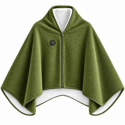 Heated Blanket Shawl USB-Powered Oversized Fit