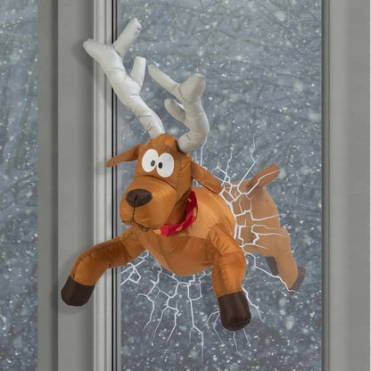 Holiday Window Decoration Sound & Motion Activated LED Moving Figures