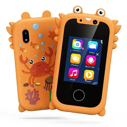 Kids Toy Smartphone Touchscreen Dual Cameras Educational Games