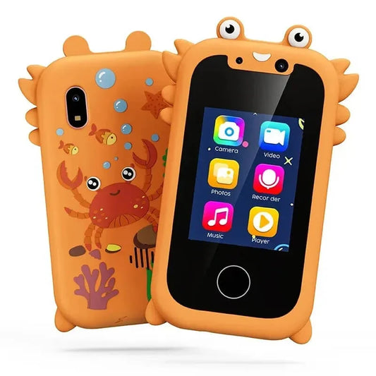 Kids Toy Smartphone Touchscreen Dual Cameras Educational Games