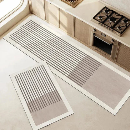 Kitchen Mat Cushioned Absorbent Non-Slip Machine Washable
