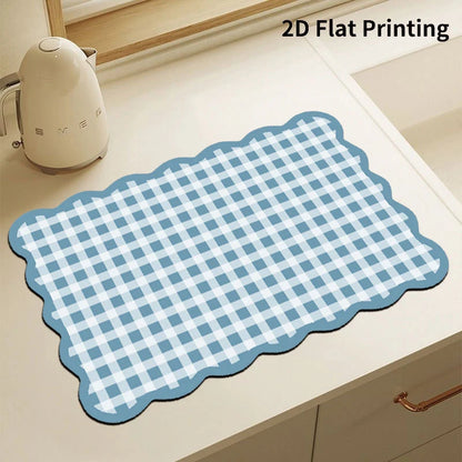 Kitchen Mat Cushioned Anti-Fatigue Wipe-Clean Surface