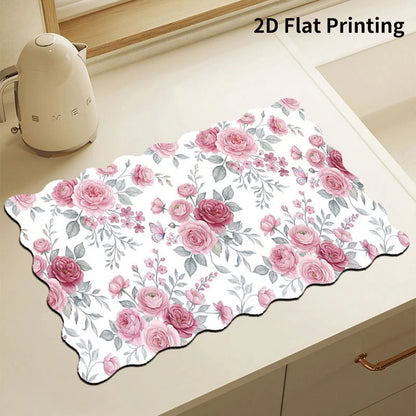 Kitchen Mat Cushioned Anti-Fatigue Wipe-Clean Surface
