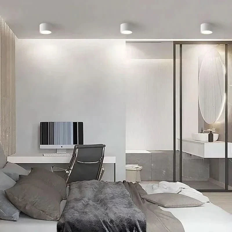 LED Ceiling Light Selectable Color Temperature Surface Mount