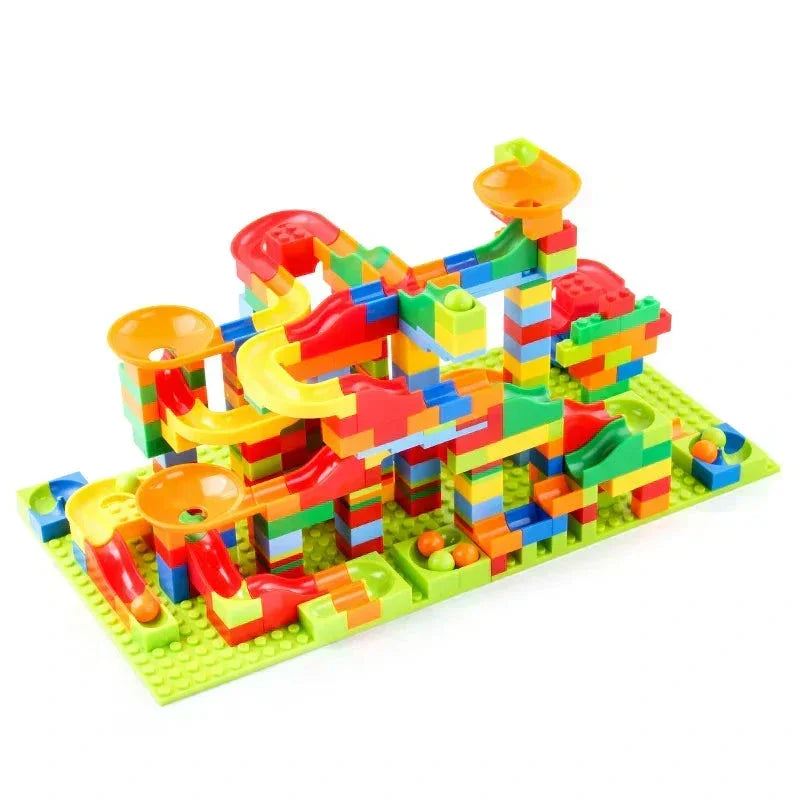 Marble Run Building Set Customizable Tracks 168 Pieces