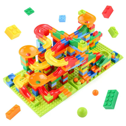 Marble Run Building Set Customizable Tracks 168 Pieces