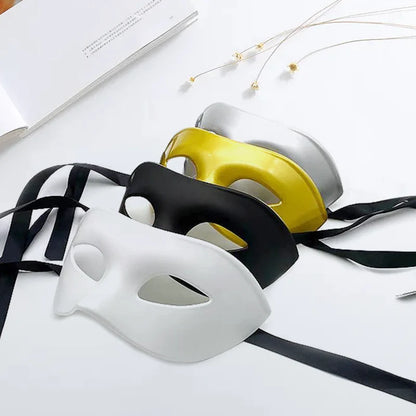 Masquerade Mask Adjustable Strap Smooth Finish