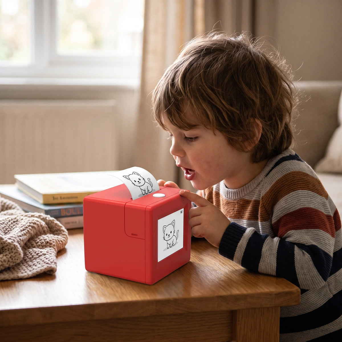Mini Printer Voice-Activated AI Inkless Thermal Printing