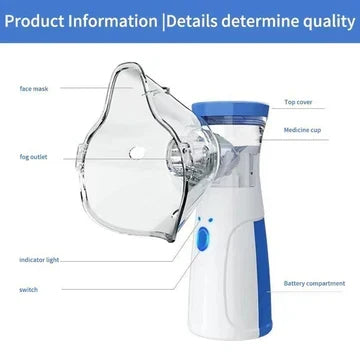 Nebulizer Mesh USB-Rechargeable Quiet Operation