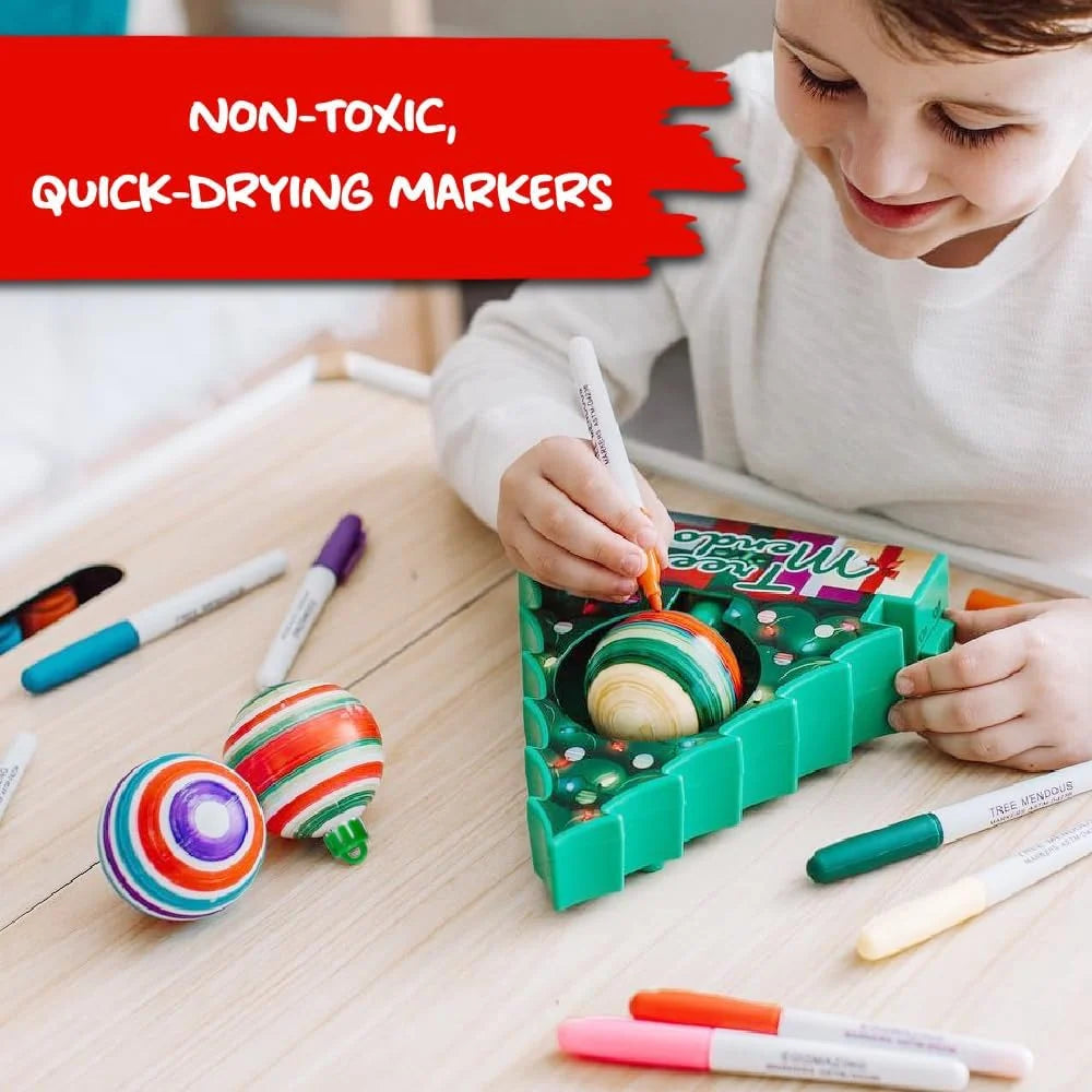 Ornament Decorating Kit Motorized Spinner Lights & Music