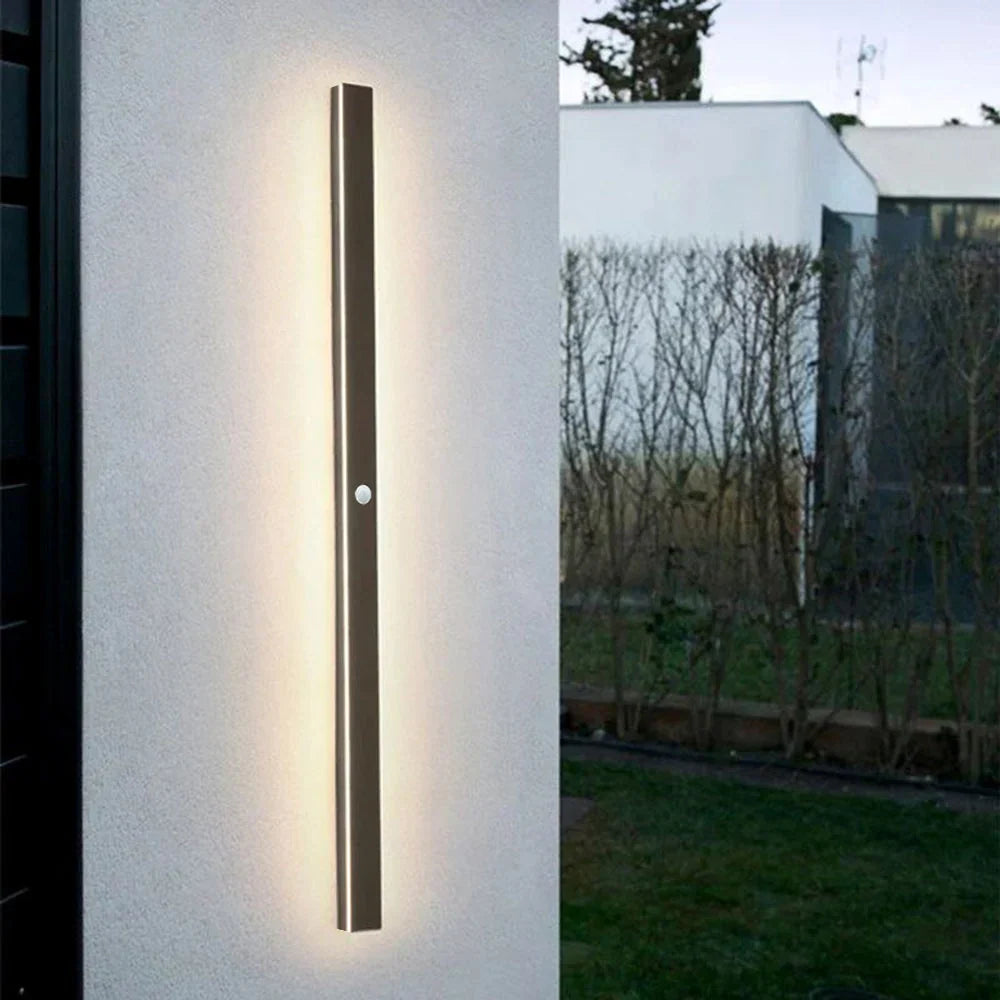 Outdoor Wall Light Linear LED IP65 Motion Sensor