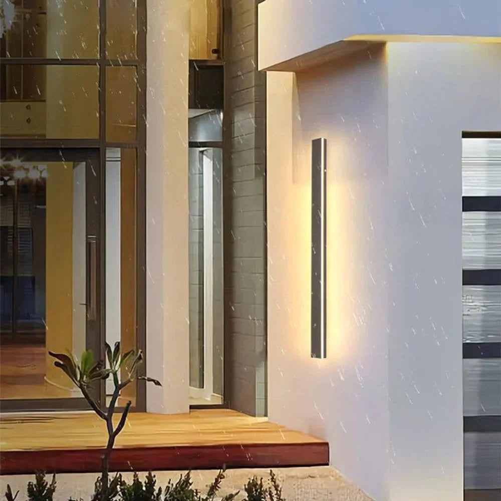 Outdoor Wall Light Linear LED IP65 Motion Sensor