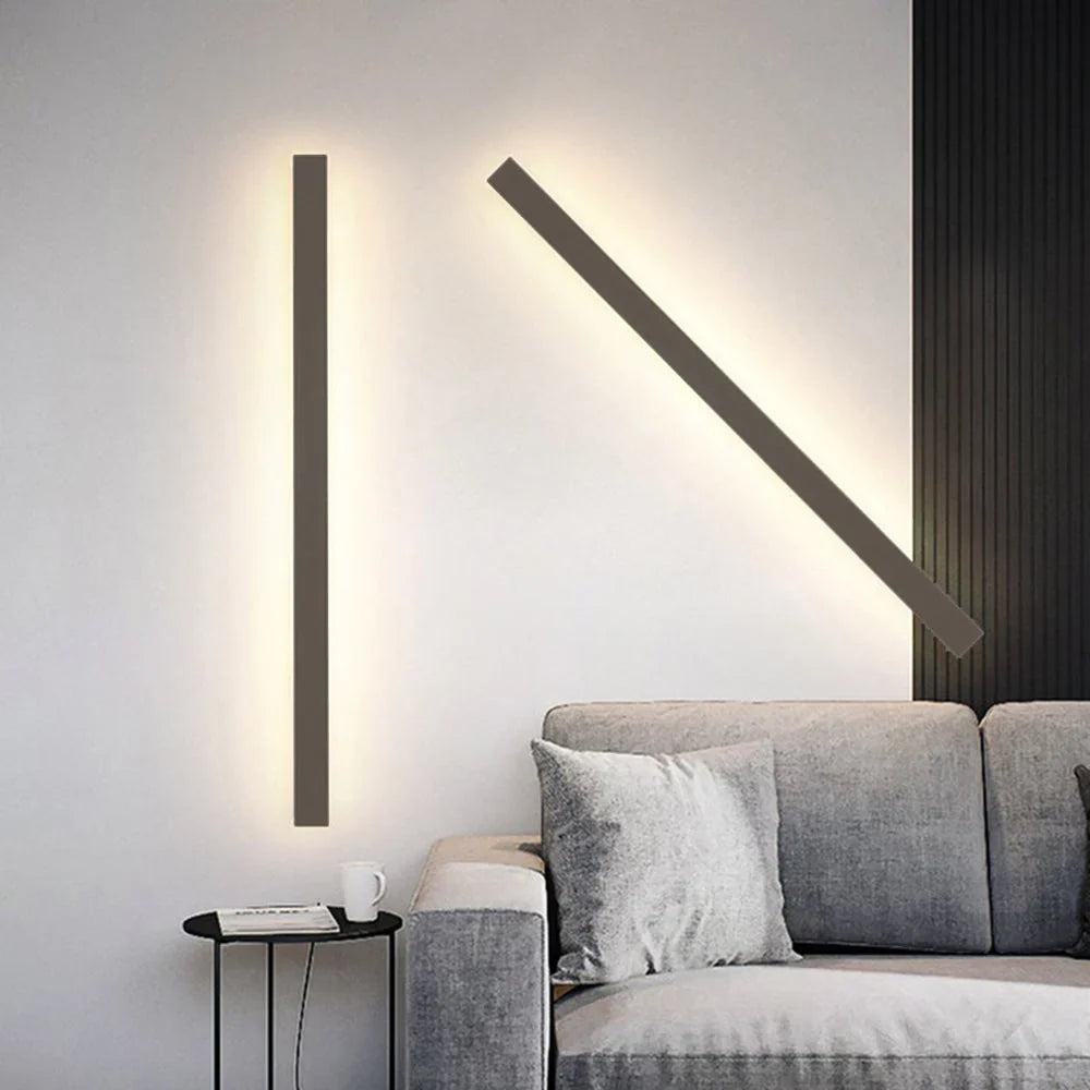Outdoor Wall Light Linear LED IP65 Motion Sensor