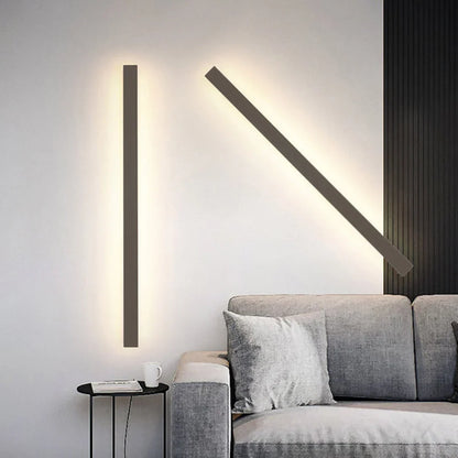 Outdoor Wall Light Linear LED IP65 Motion Sensor