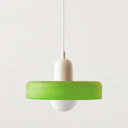 Pendant Light Stained Glass Geometric Adjustable Hanging Length